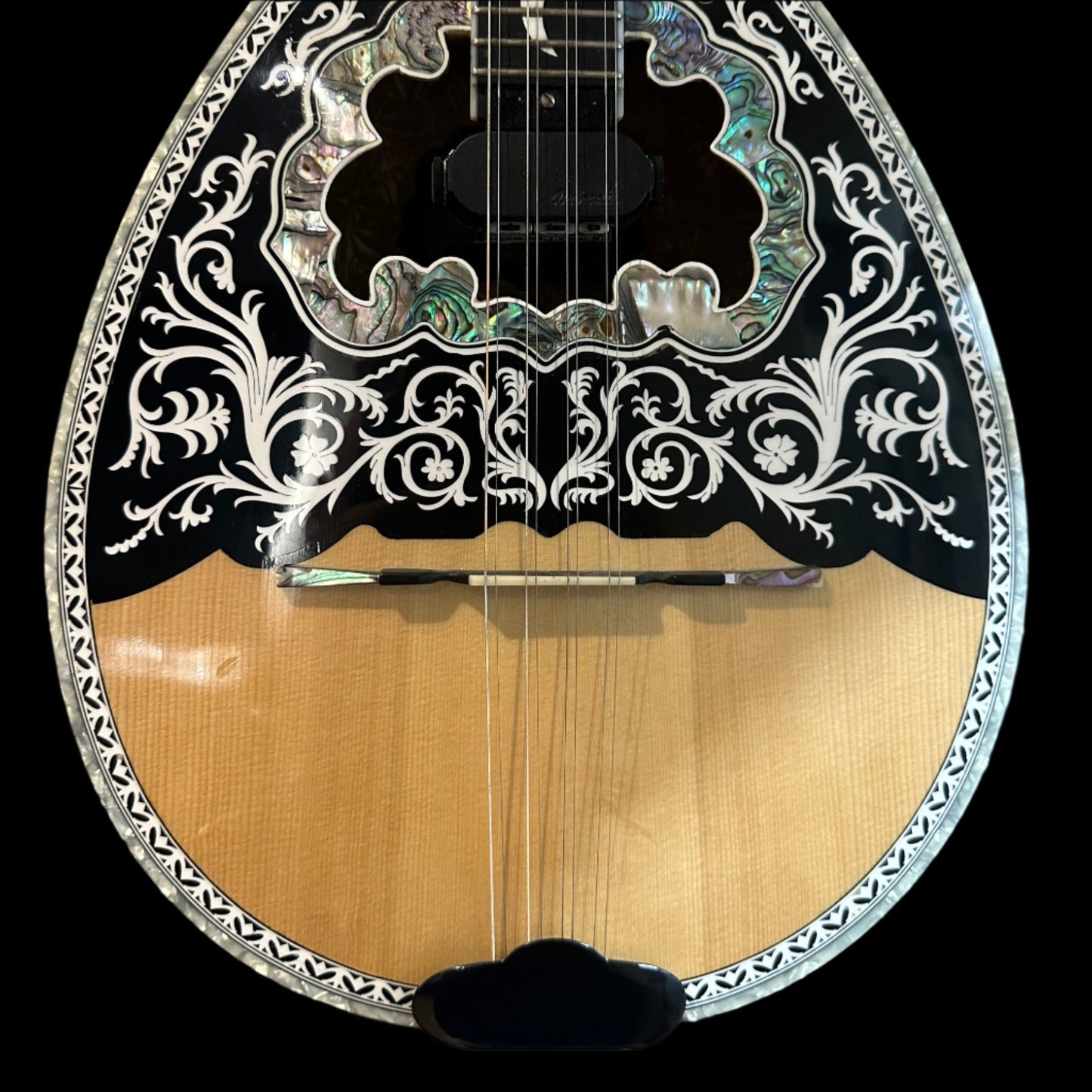 Bouzouki Tailpiece Standard Black