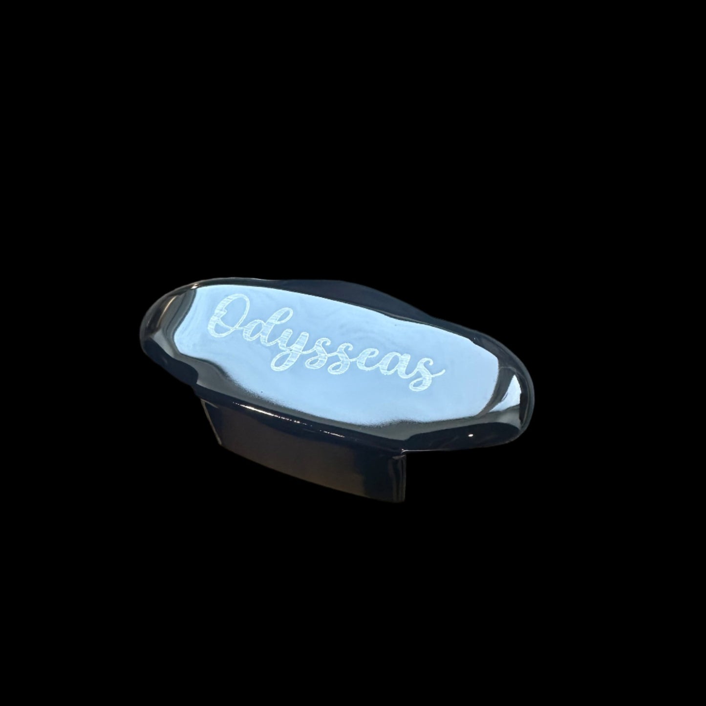 Bouzouki Tailpiece Standard Black - Custom Engraved
