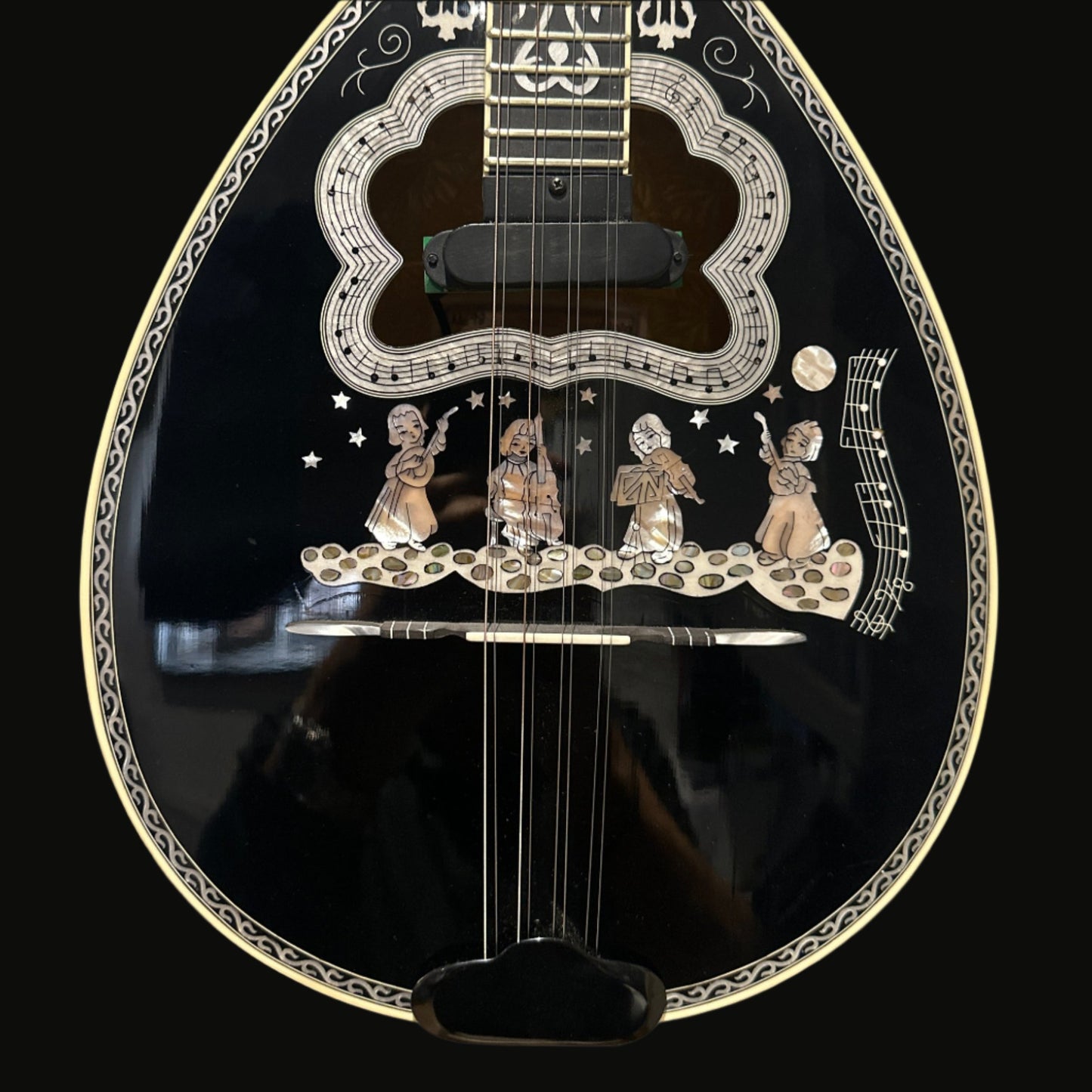 Bouzouki Tailpiece Standard Black